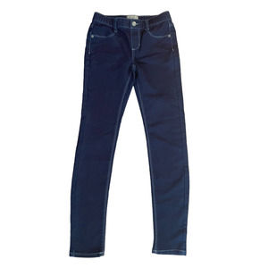 ROEBUCK AND CO Girls 12 Navy Blue Denim Leggings Jeans